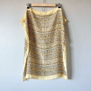 Vintage Glentex 100% Silk Square Scarf